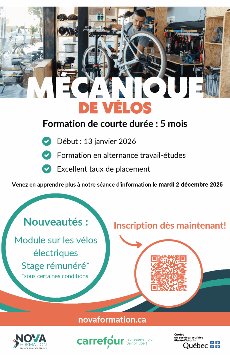 Affiche AEP Mécanique de vélo 2026